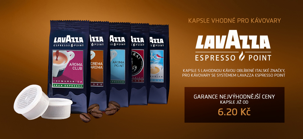 Kávové kapsle pro kávovary Lavazza Espresso point